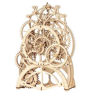 Pendulum Clock LK501 Mechanical Gears Kit Wooden Puzzle